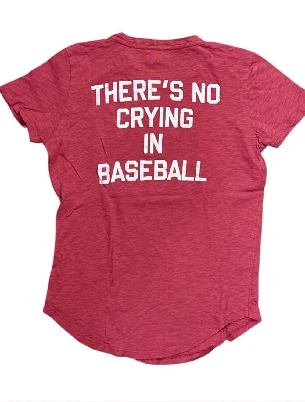 Boston Red Sox There's No Crying In Baseball Graphic T-Shirt
